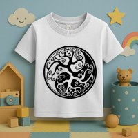 Yin Yang Tree Of Life Toddler T-Shirt