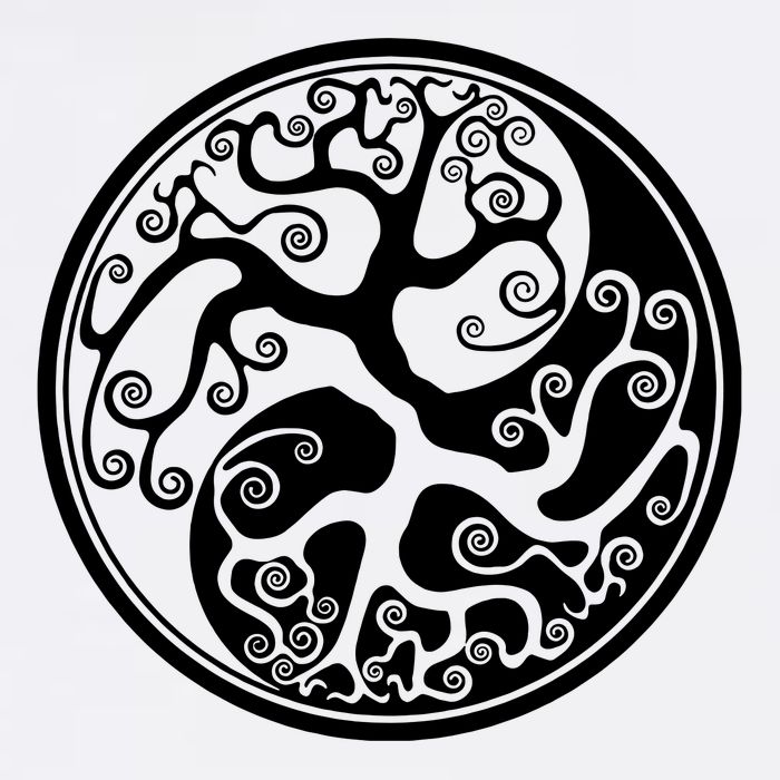 Yin Yang Tree Of Life Toddler T-Shirt