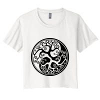 Yin Yang Tree Of Life Crop Top