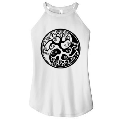 Yin Yang Tree Of Life Women's Perfect Tri Rocker Tank