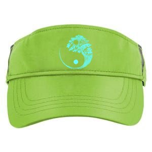 Yin Yang Turquoise Blue Bonsai Tree Japanese Buddhist Zen Gift Adult Drive Performance Visor