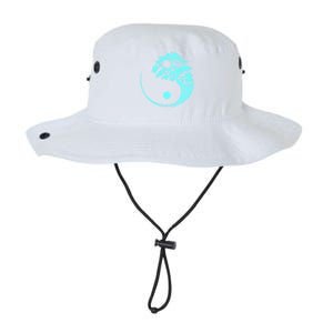 Yin Yang Turquoise Blue Bonsai Tree Japanese Buddhist Zen Gift Legacy Cool Fit Booney Bucket Hat