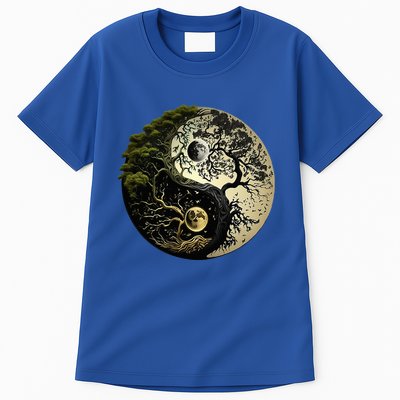 Yin Yang Tree Of Life Funny Tall T-Shirt