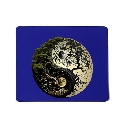 Yin Yang Tree Of Life Funny Mousepad