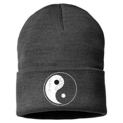 Yin Yang Thai Chi Qi Gong Yoga WushuMMA Yinyang Sustainable Knit Beanie