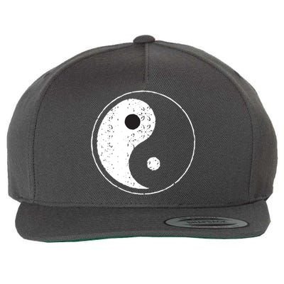 Yin Yang Thai Chi Qi Gong Yoga WushuMMA Yinyang Wool Snapback Cap