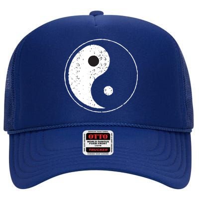 Yin Yang Thai Chi Qi Gong Yoga WushuMMA Yinyang High Crown Mesh Back Trucker Hat