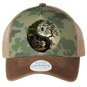 Yin Yang Tree Of Life Funny Legacy Tie Dye Trucker Hat