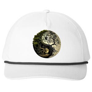 Yin Yang Tree Of Life Funny Snapback Five-Panel Rope Hat