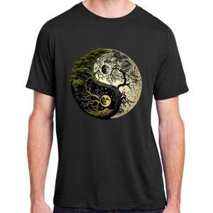 Yin Yang Tree Of Life Funny Adult ChromaSoft Performance T-Shirt