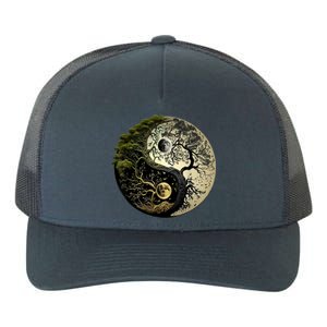 Yin Yang Tree Of Life Funny Yupoong Adult 5-Panel Trucker Hat