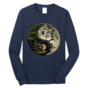 Yin Yang Tree Of Life Funny Long Sleeve Shirt