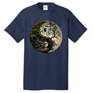 Yin Yang Tree Of Life Funny Tall T-Shirt