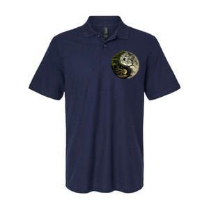 Yin Yang Tree Of Life Funny Softstyle Adult Sport Polo