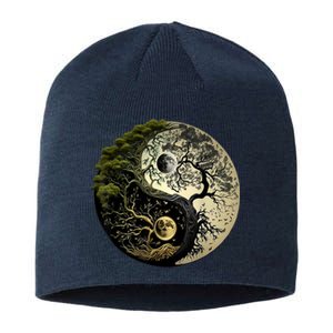 Yin Yang Tree Of Life Funny Sustainable Beanie