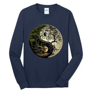 Yin Yang Tree Of Life Funny Tall Long Sleeve T-Shirt