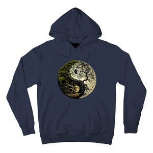 Yin Yang Tree Of Life Funny Tall Hoodie