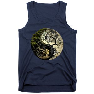 Yin Yang Tree Of Life Funny Tank Top