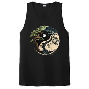 Yin Yang Tree Of Life On Buddhist Bonsai Tree PosiCharge Competitor Tank