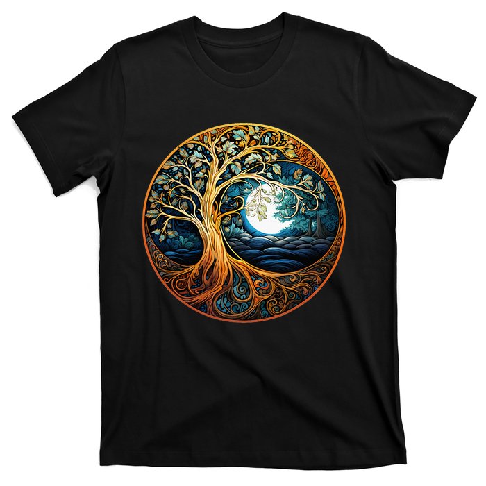 Yin Yang Tree Of Life T-Shirt