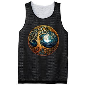 Yin Yang Tree Of Life Mesh Reversible Basketball Jersey Tank