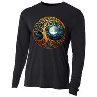 Yin Yang Tree Of Life Cooling Performance Long Sleeve Crew