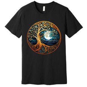 Yin Yang Tree Of Life Premium T-Shirt