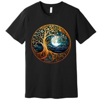 Yin Yang Tree Of Life Premium T-Shirt