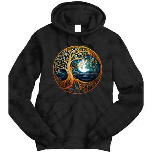 Yin Yang Tree Of Life Tie Dye Hoodie