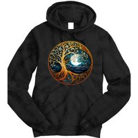 Yin Yang Tree Of Life Tie Dye Hoodie