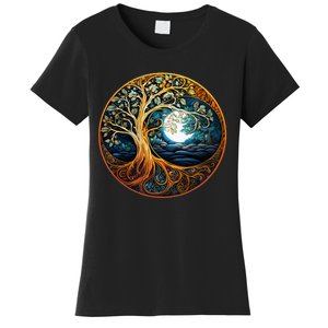 Yin Yang Tree Of Life Women's T-Shirt