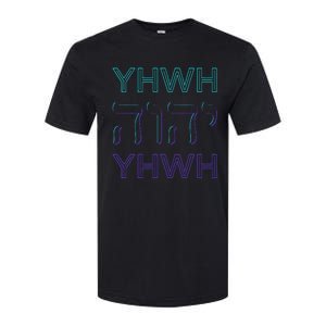 YHWH Yahweh Tetragrammaton Hebrew Name of God JHWH JW Retro Softstyle CVC T-Shirt