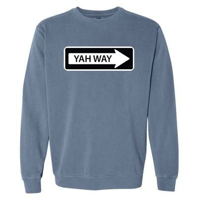 YahLives Yah Way Christian Garment-Dyed Sweatshirt