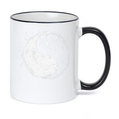 Yin Yang 11oz Black Color Changing Mug