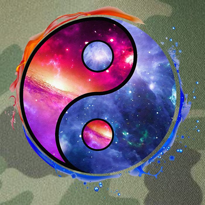 Yin Yang Legacy Tie Dye Trucker Hat