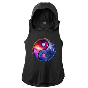 Yin Yang Ladies PosiCharge Tri-Blend Wicking Draft Hoodie Tank