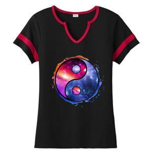 Yin Yang Ladies Halftime Notch Neck Tee