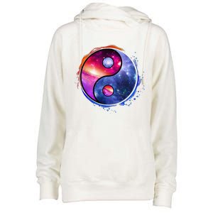 Yin Yang Womens Funnel Neck Pullover Hood