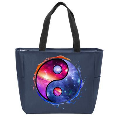 Yin Yang Zip Tote Bag