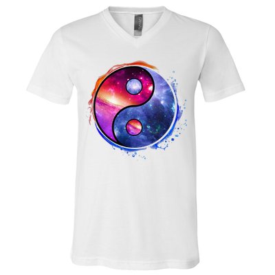 Yin Yang V-Neck T-Shirt