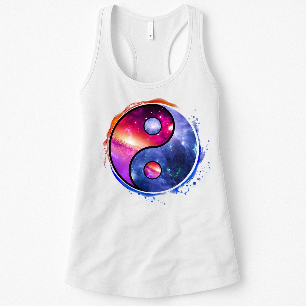Yin Yang Womens Tank Top