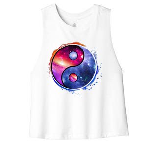 Yin Yang Women's Racerback Cropped Tank