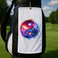 Yin Yang Golf Towel