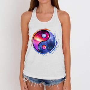 Yin Yang Women's Knotted Racerback Tank