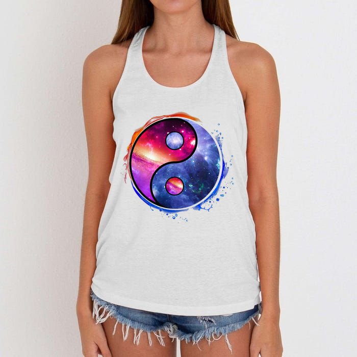 Yin Yang Women's Knotted Racerback Tank