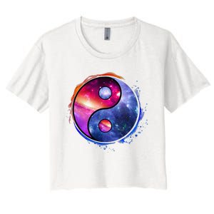 Yin Yang Women's Crop Top Tee