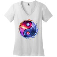 Yin Yang Women's V-Neck T-Shirt