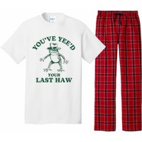 YouVe YeeD Your Last Haw Cowboy Frog Pajama Set