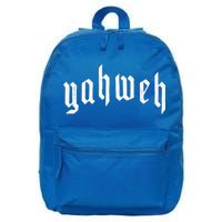 Yahweh YHWH Yeshua Jesus Christian Jewish God Manifestation 16 in Basic Backpack