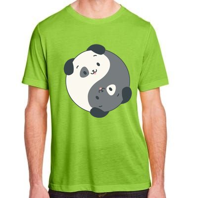 Yin Yang Yoga Zen Cute Dogs For Yoga Lover Gift Adult ChromaSoft Performance T-Shirt